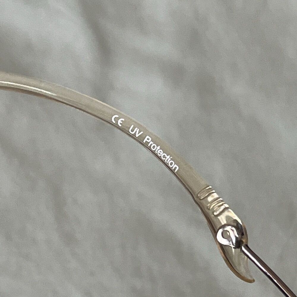 Jean Paul Gaultier JPG 58-0076 Sunglasses Silver Wire Frames Oval Lens UV - Picture 9 of 14